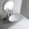 Elite waskom rond 58,5 x 39 x 14 cm keramiek glans wit