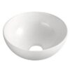 Luna waskom rond 32,5 x 14 cm keramiek glans wit