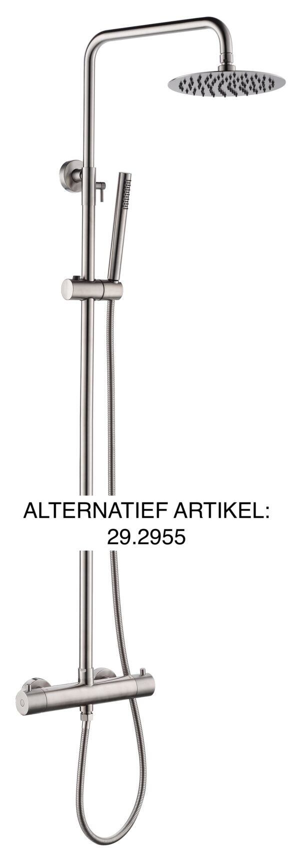 24.3720202.jpg 304 thermostatische regendoucheset opbouw geborsteld RVS