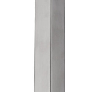 304 douchearm met plafondbevestiging vierkant 20 cm geborsteld RVS