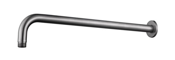 24.3812.jpg 304 douchearm met muurbevestiging rond 40 cm geborsteld RVS