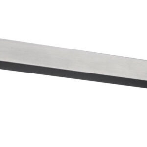 304 douchearm met muurbevestiging vierkant 40 cm geborsteld RVS