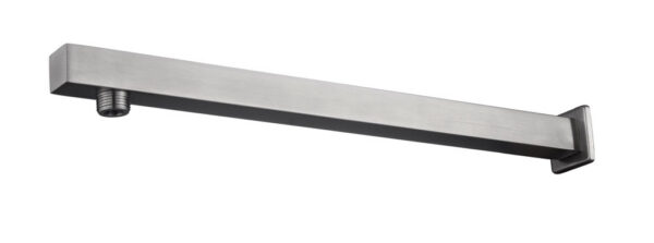 24.3814.jpg 304 douchearm met muurbevestiging vierkant 40 cm geborsteld RVS