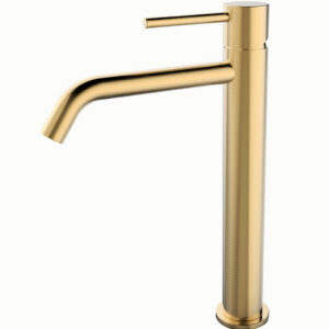 29.1622.jpg Style XL wastafelkraan hoog geborsteld messing PVD