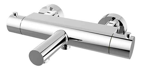 Style thermostatische badmengkraan cooltouch chroom PVD