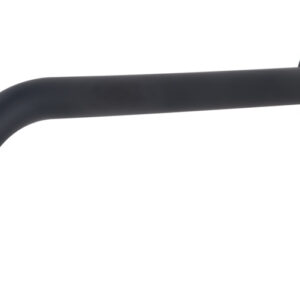 Slim 18mm uitloop rond 25cm 1/2" mat zwart