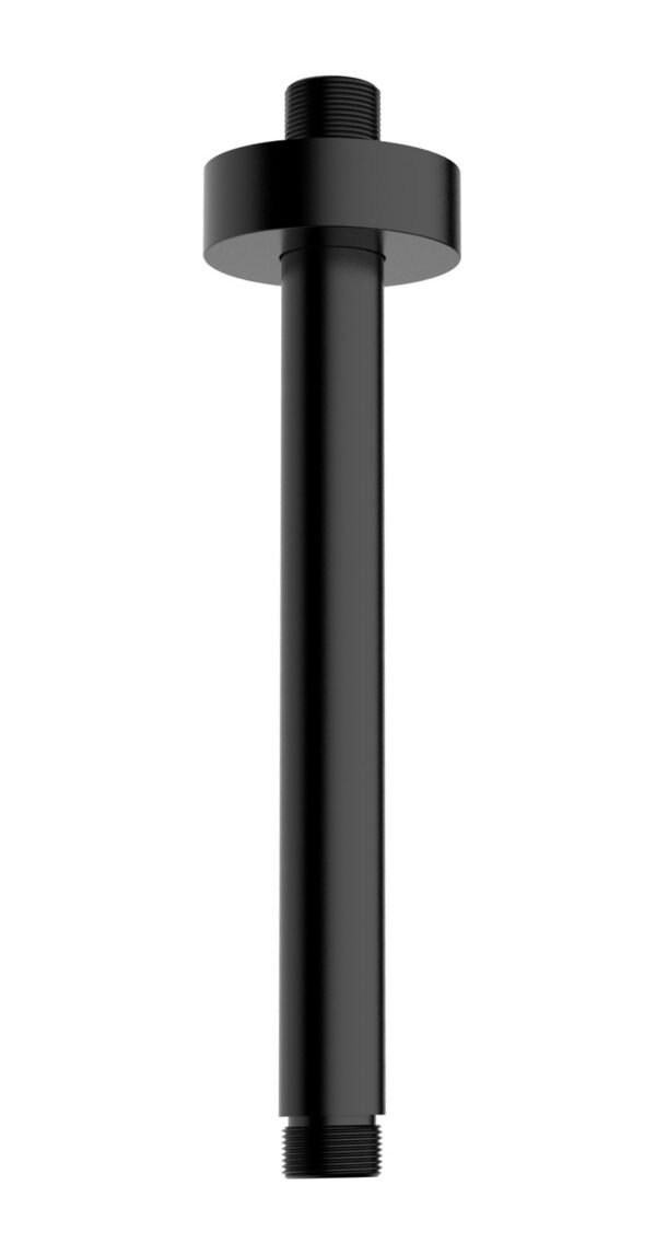29.2810.jpg UniMatch douchearm met plafondbevestiging 20 cm mat zwart