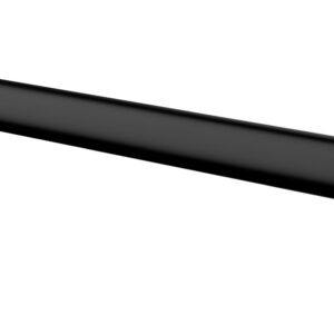 UniMatch douchearm recht met muurbevestiging 45 cm mat zwart