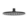 UniMatch hoofddouche rond 20 x 1,2 cm mat zwart