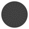 UniMatch hoofddouche rond 30 x 0,8 cm mat zwart