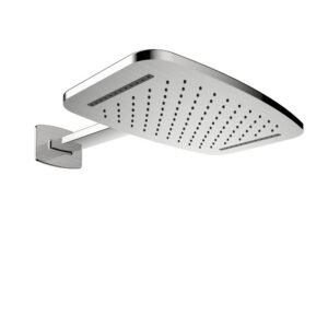 29.2855.jpg Waterval hoofddouche met doucheram 40 x 25 cm geborsteld staal PVD