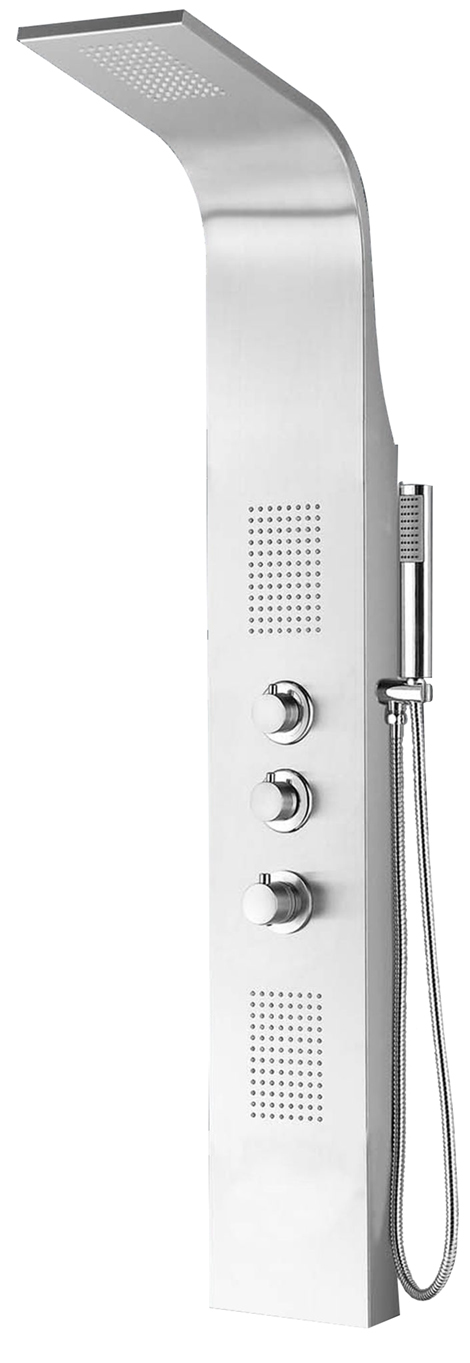 29.3750.jpg Erie thermostatische douchekolom 148x22 cm RVS