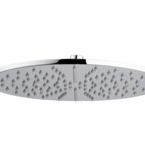 UniMatch hoofddouche rond 30 x 0,8 cm chroom