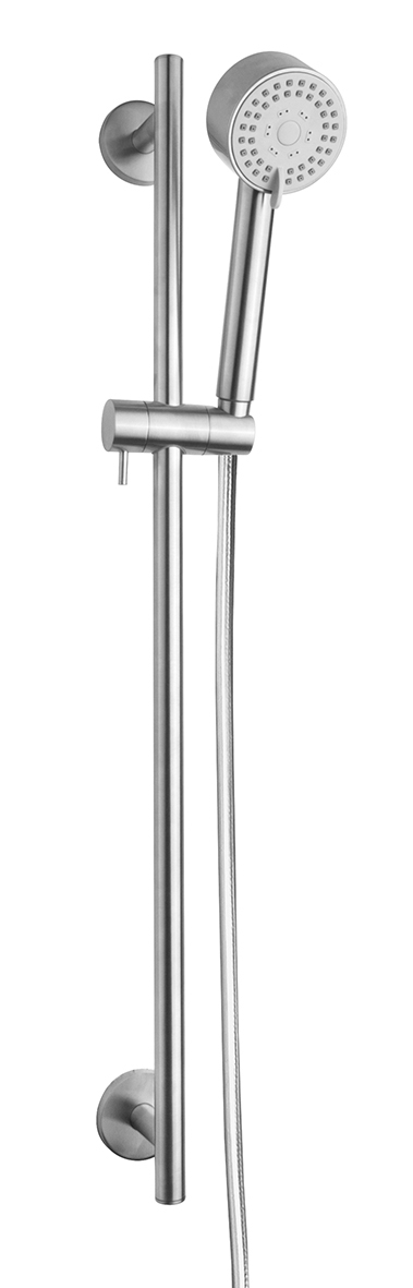 29.3914.jpg UniMatch Cadans glijstangset compleet met handdouche 3 standen Ø 8 cm chroom