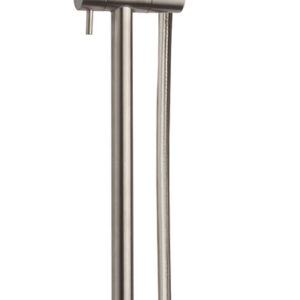 29.3915.jpg UniMatch Cadans glijstangset compleet met handdouche 3 standen Ø 8 cm geborsteld staal PVD