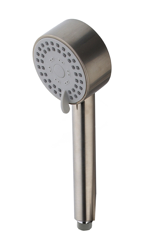 29.3917.jpg UniMatch Cadans handdouche 3 standen Ø 8 cm geborsteld staal PVD