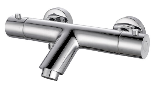 Rio thermostatische badmengkraan 15 cm chroom