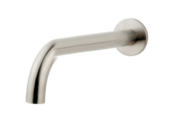 29.3947.jpg Caral baduitloop rond 25 cm 1/2'' geborsteld staal PVD