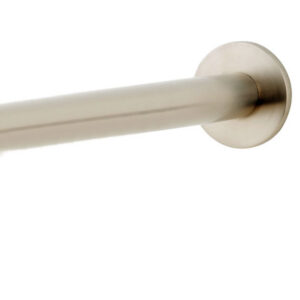 Caral baduitloop rond 30 cm 1/2'' geborsteld staal PVD