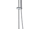 Caralda Eco thermostatische regendoucheset opbouw chroom