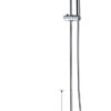 Caralda Eco thermostatische regendoucheset opbouw chroom