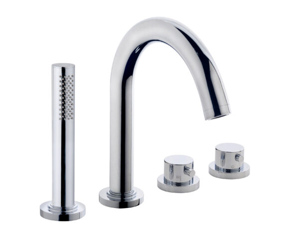 29.3999.jpg Caral afbouwdeel badrandthermostaat 4-gats chroom