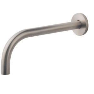 29.4035.jpg Slim 18mm uitloop rond 20cm 1/2" geborsteld staal PVD