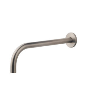 29.4036.jpg Slim 18mm uitloop rond 25cm 1/2" geborsteld staal PVD