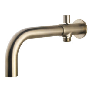 29.4061.jpg inbouw-baduitloop met omstel rond 23cm geborsteld staal PVD