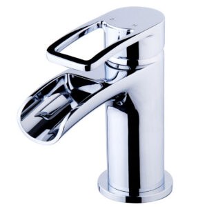 29.4210.jpg Alegra wastafelkraan waterval met clickwaste chroom