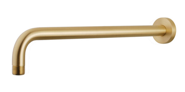 29.5881.jpg UniMatch douchearm met muurbevestiging 45 cm geborsteld messing PVD