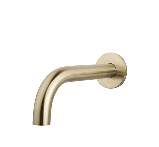 29.5984.jpg Caral baduitloop rond 20 cm 1/2'' geborsteld messing PVD
