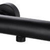 Rio thermostatische douchemengkraan 15 cm mat zwart