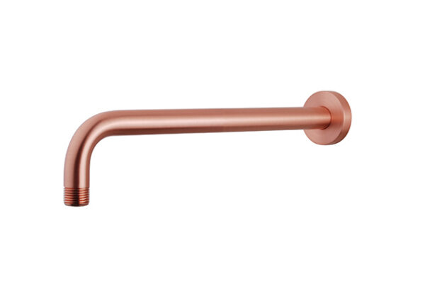 29.6880.jpg UniMatch douchearm met muurbevestiging 35 cm geborsteld koper