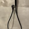 UniMatch doucheslang kunststof 150 cm mat zwart
