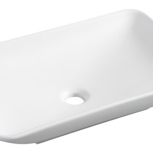 32.1408.jpg Karé waskom rechthoekig 58 x 36 x 11,5 cm keramiek mat wit