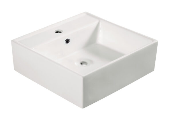 32.3400.jpg Larx waskom vierkant 46 x 46 x 16,5 cm keramiek glans wit