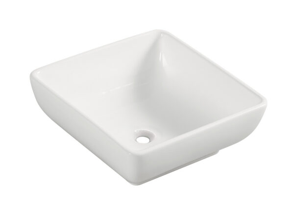 32.3406.jpg Piazza waskom vierkant 40 x 40 x 15 cm keramiek glans wit