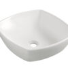 32.3407.jpg Plaza waskom vierkant 42 x 42 x 13,5 cm keramiek glans wit