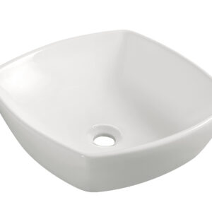 32.3407.jpg Plaza waskom vierkant 42 x 42 x 13,5 cm keramiek glans wit