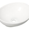 Barco waskom ovaal 40 x 33 x 14,5 cm keramiek glans wit