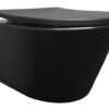 32.3412.jpg Vesta wandcloset rimless met Shade slim toiletzitting softclose en quick release mat zwart