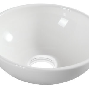 32.3413.jpg Kimo waskom rond 28 x 10 cm keramiek glans wit