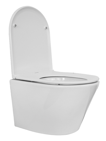 32.3416203.jpg Vesta junior wandcloset rimless verkort met Flatline toiletzitting softclose en quick release glans wit