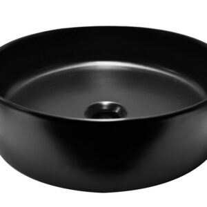32.3423.jpg Link waskom rond 40 x 12 cm keramiek mat zwart