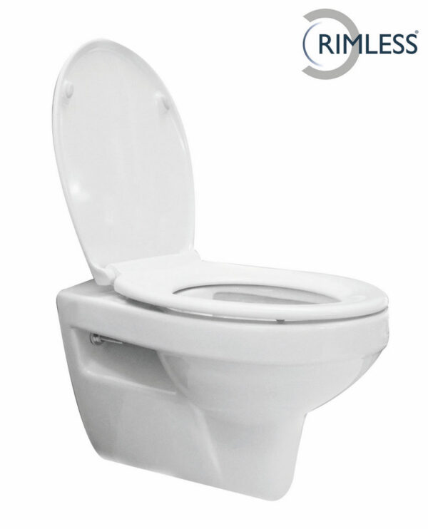 32.3447.jpg Trevi wandcloset rimless met Ultimo 3.0 toiletzitting softclose en quick release glans wit