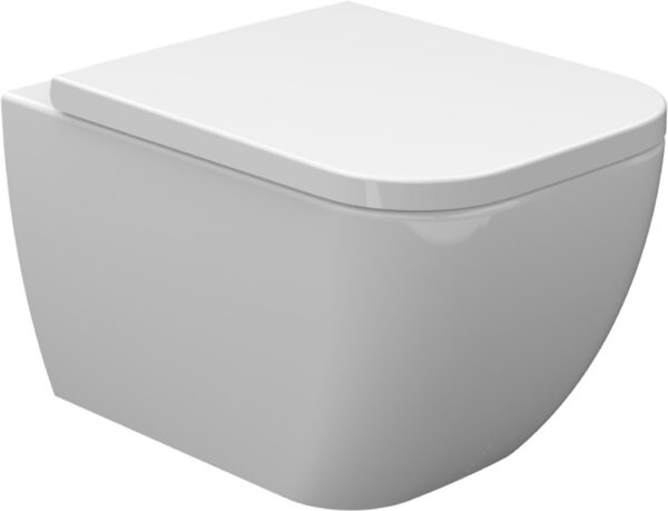 32.3448.jpg Sky wandcloset verkort met Sky toiletzitting softclose en quick release glans wit