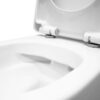 Vesta wandcloset rimless met Vesta toiletzitting softclose en quick release glans wit