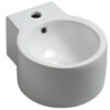 32.3492.jpg Kronos fontein 32 x 27,5 x 16 cm keramiek glans wit
