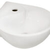 32.3522.jpg Porta hoekfontein 35 x 35 x 14,5 cm glans wit